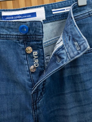 JACOB COHEN Button-Fly Light Blue Slim Fit