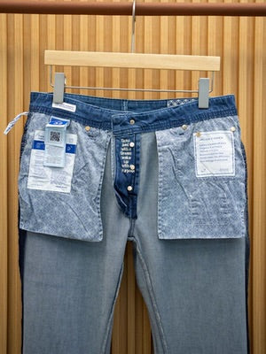 JACOB COHEN Button-Fly Light Blue Slim Fit